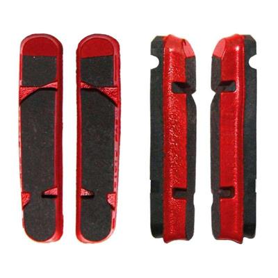 Massi BR-B0500X1 Carbon Remblokken 4 eenheden - Rood