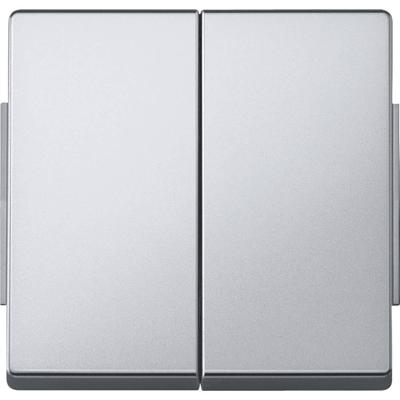 Merten 343560 Wisselschakelaar Afdekking AquaDesign Aluminium 1 stuk(s)