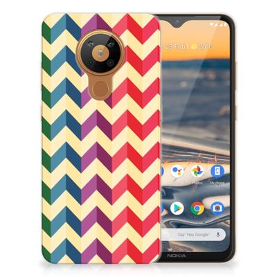 Nokia 5.3 TPU bumper Zigzag Multi Color Nokia 5.3 TPU bumper Zigzag Multi Color