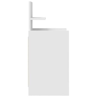 Nachtkastjes met 2 lades 2 st 38x34x80 cm wit