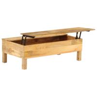 Salontafel 110x55x35 cm massief mangohout - thumbnail