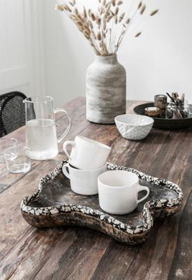 MUST Living Dienblad 'Coral' Teakhout