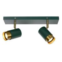 Lucide FLORIS - Plafondspot - 2xGU10 - Groen - thumbnail