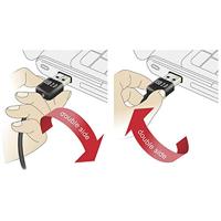 DeLOCK easy-usb-a 2.0 male > usb-a 2.0 female verlengkabel (zwart, 1 meter) - thumbnail