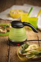 Camry Premium CR 1265 waterkoker 0,5 l 750 W Zwart, Groen - thumbnail