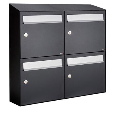 Allux Flow Set 2-Breed, 2-Hoog Met Dak Zwart - 40040070_2x2d