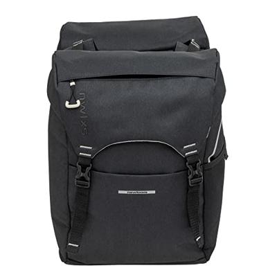 Newlooxs New looxs sports dubbele fietstas zwart/grijs