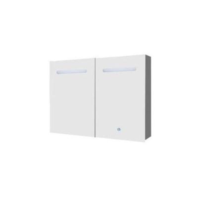 Spiegelkast Best Design Aluma Incl. LED verlichting 90x60cm Spiegelkast Best Design Aluma Incl. LED verlichting 90x60cm