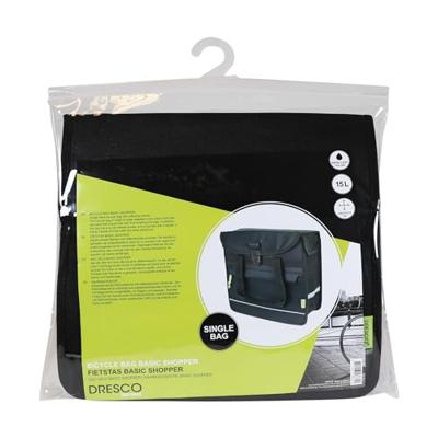 Dresco Basic shopper pakaftas15 liter nylon zwart