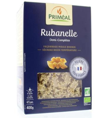 Primeal Rubanelle halfvolkoren pasta bio 400 Gram