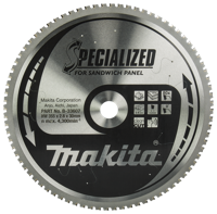 Makita Cirkelzaagblad voor Sandwichpaneel | Specialized | Ø 355mm Asgat 20mm 80T - B-33607 - thumbnail