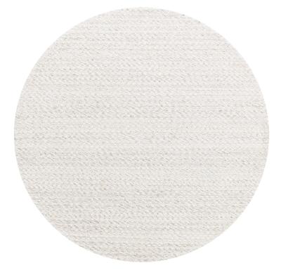 MUST Living Rond Vloerkleed 'Nirvana' 200cm, kleur Ivory