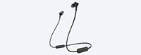 Sony WI-Xb400B Draadloze In-Oor Hoofdtelefoon, Ingebouwde Spraakassistent, Nekband Design, Bluetooth 5.0, NFC, Zwart - thumbnail