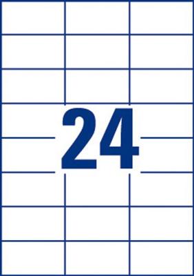 Avery 23521-200 kopieeretiketten ft 70 x 37 mm (b x h), 4800 etiketten, wit Avery 23521-200 kopieeretiketten ft 70 x 37 mm (b x h), 4800 etiketten, wit