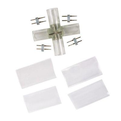 X-splitter met krimpkous voor Led Lichtslang 230V X-splitter met krimpkous voor Led Lichtslang 230V