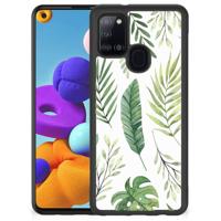 Samsung Galaxy A21s Skin Case Leaves - thumbnail