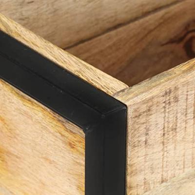 VidaXL Plantenbak 60x20x68 cm ruw mangohout VidaXL Plantenbak 60x20x68 cm ruw mangohout