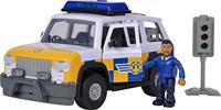 Simba Brandweerman sam politieauto met speelfiguur - thumbnail