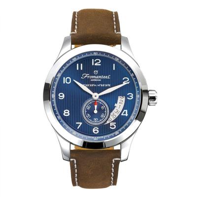 Refurbished Fromanteel Amsterdam Nautique Blue A-0253-014 Heren Horloge 42mm