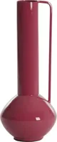 Light & Living vaas metaal panzano 12x38cm roze - thumbnail