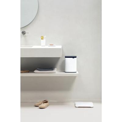 Brabantia Bo afvalemmer 4 liter met kunststof binnenemmer white - thumbnail