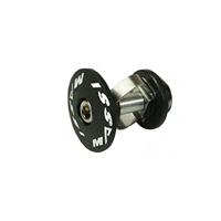 Massi Superlight Balhoofdkap 1-1/8" Composiet - Zwart - thumbnail