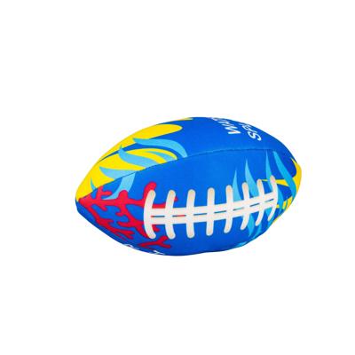 Summertime soft water splash mini rugbybal geel/blauw