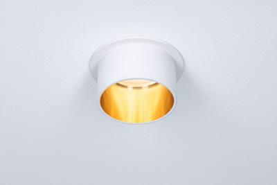 Paulmann 93380 Gil LED-inbouwlamp LED LED vast ingebouwd 6.5 W Wit (mat), Goud