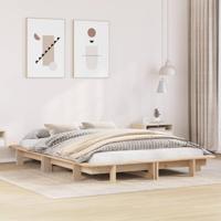 Bedframe zonder matras massief grenenhout 120x200 cm - thumbnail