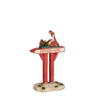 Luville Efteling Roodkapje wegwijzer 4.8x3x8 cm - thumbnail