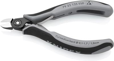 Knipex Zijsnijtang ronde-kop 125 mm ESD - 7922125ESD