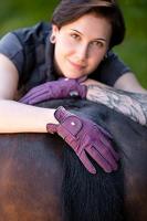 Roeckl Lona handschoenen paars maat:8.5 - thumbnail