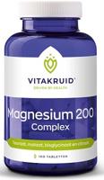 Vitakruid Magnesium 200 Complex Tauraat Malaat Bisglycinaat 90 - thumbnail