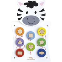 VIGA activiteitenboard, zebra, afm 36x55x3,5 cm, 1 stuk - thumbnail