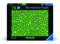 Ravensburger puzzel Krypt Neon Green 736 stukjes - thumbnail