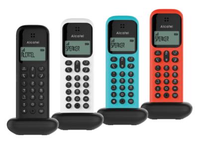 Alcatel D285 DECT-telefoon Nummerherkenning Zwart