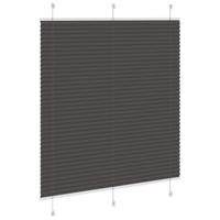 Pliss rolgordijn 120x150cm stofbreedte 119,4cm polyester zwart - thumbnail