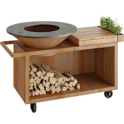 OFYR Island Corten 100 pro Teak Wood
