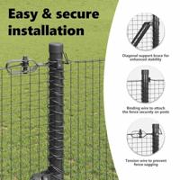 VidaXL Afrasteringspaal grijs 25 x 1,2 m (19 x 19 mm gaas) - thumbnail