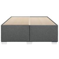 Bedframe zonder matras stof donkergrijs 140x200 cm - thumbnail