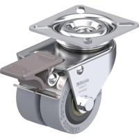 Blickle LDA-VPA 50K-FI Dubbel zwenkwiel Wieldiameter: 50 mm Draagvermogen (max.): 80 kg 1 stuk(s) - thumbnail