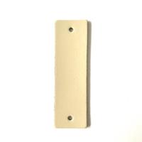 Leren label ecru - thumbnail