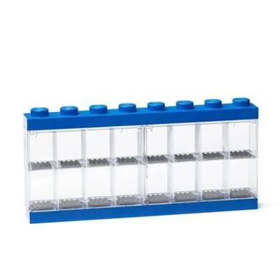 Room Copenhagen LEGO Minifiguren Display Case 16 blauw opbergdoos Room Copenhagen LEGO Minifiguren Display Case 16 blauw opbergdoos