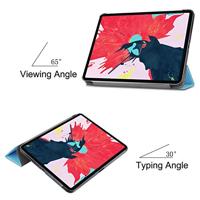 3-Vouw sleepcover hoes - iPad Pro 11 inch (2020) - Lichtblauw - thumbnail