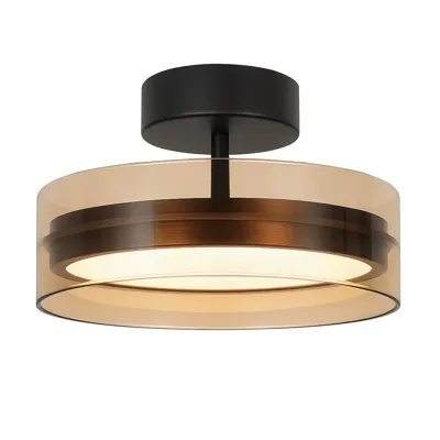 Highlight Plafondlamp Enzo Ø 30 cm zwart