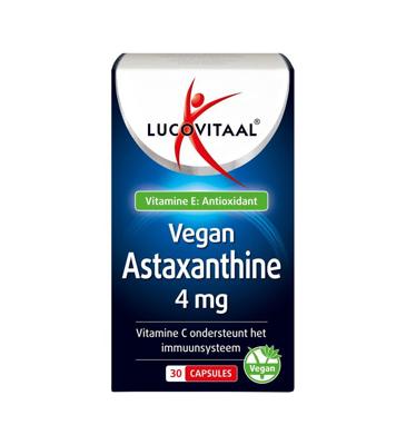 Lucovitaal Vegan Astaxanthine 4mg 30Capsules