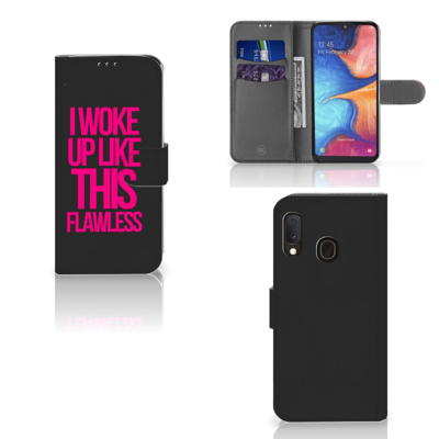 Samsung Galaxy A20e Hoesje met naam Woke Up - Origineel Cadeau Zelf Maken Samsung Galaxy A20e Hoesje met naam Woke Up - Origineel Cadeau Zelf Maken