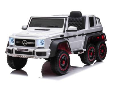 Mercedes-Benz G63 6x6, 12 V met rubberen banden en meer!
