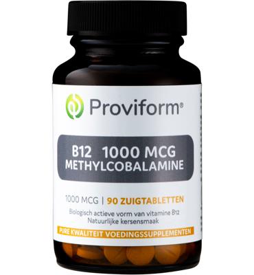 Proviform B12 1000mcg Methylcobalamine Zuigtabletten 90st