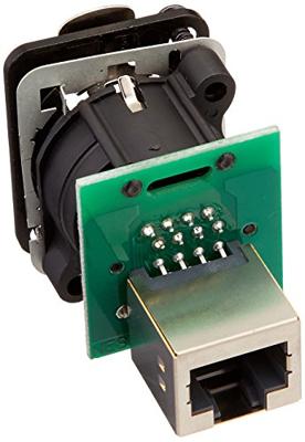 Neutrik NE8FDP-B etherCON RJ45 doorvoer chassisdeel zwart